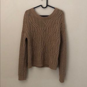 Chunky oatmeal sweater